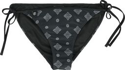 Bikiniunderdel med keltiska tryck, Black Premium by EMP, Bikini-underdel