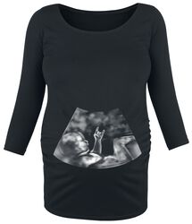 Ultrasound Metal Hand Baby, Graviditetsmode, Långärmad tröja