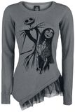 Jack And Sally Pullover, The Nightmare Before Christmas, Stickad jumper