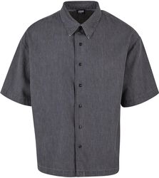 Lightweight Denim Shirt, Urban Classics, Kortärmad tröja
