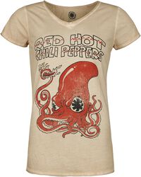 Squid, Red Hot Chili Peppers, T-shirt