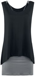 Two-In-One Dress, Black Premium by EMP, Kort klänning