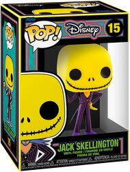 Jack Skellington (Black Light) vinylfigur 15, The Nightmare Before Christmas, Funko Pop!