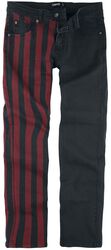 Pete - Tvåfärgade jeans, Gothicana by EMP, Jeans