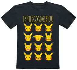 Barn - Pikachu Faces, Pokémon, T-shirt