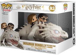 Harry, Hermione & Ron Riding Gringotts Dragon (Pop Rides) vinylfigur 93, Harry Potter, Funko Pop!