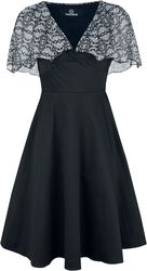 Batwing Cape Dress, Coven United, Halvlång klänning