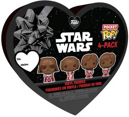 Star Wars - Valentine's Day Box 4-pack (choklad), Star Wars, Funko Pop!