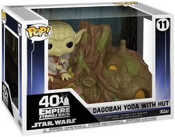 Dagobah Yoda With Hut (Pop! Town) vinylfigur 11, Star Wars, Funko Pop! Town