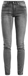 Skarlett, grå med tvättning, RED by EMP, Jeans