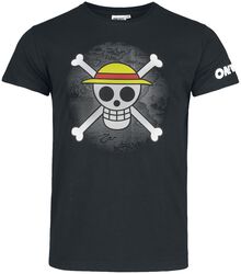 Straw Hat Pirates - Skull, One Piece, T-shirt