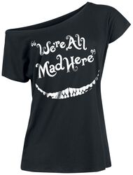 Cheshire Cat - We're All Mad Here, Alice i Underlandet, T-shirt