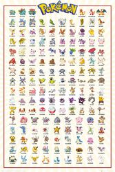 Kanto 151, Pokémon, Poster