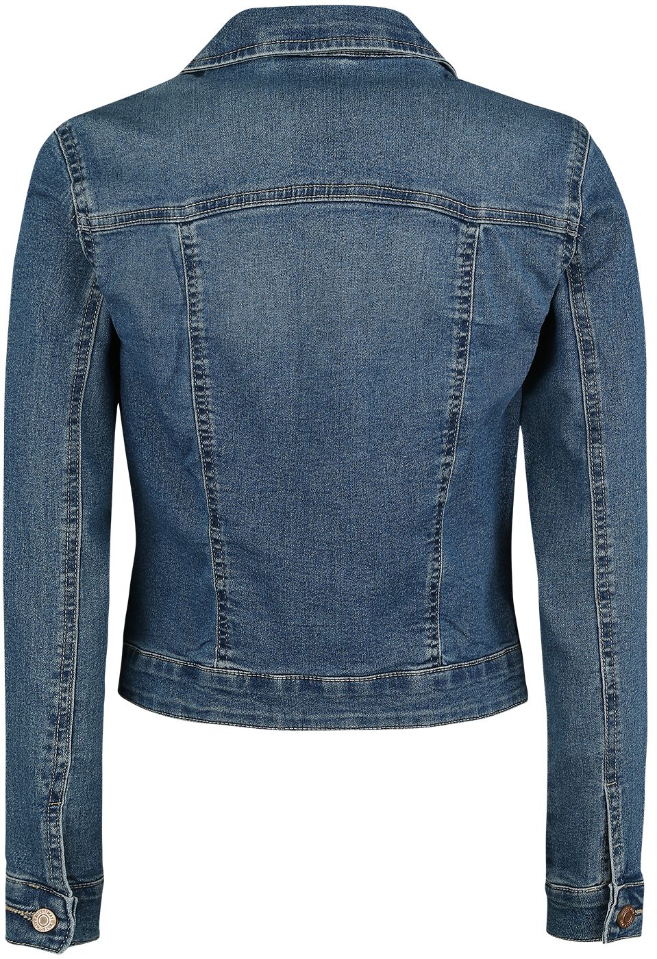 NOISY MAY Veste Jean Femme Noir - Denim Wash, Style Streetwear