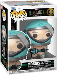 Season 2 - Mobius TVA temporal core suit vinylfigur nr 1313, Loki, Funko Pop!
